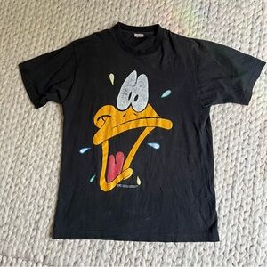 Daffy Duck Novel Teez 1991 Vintage Single Stitch | T-shirt Large